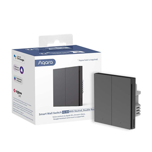 Aqara Wall Switch H1 EU, neutralus, pilkas - Išmanusis jungiklis Prekė - WS-EUK04G WS-EUK04G