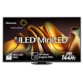 Hisense U8NQ, 65'', 4K UHD, Mini LED, black - TV