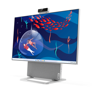 Lenovo Yoga AIO 7, 27'', QHD, Ryzen 7, 16 GB, 1 TB, pilkas - Kompiuteris