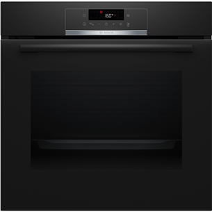 Bosch, 71 L, pirolitinis valymas, juoda - Įmontuojama orkaitė HBA571BB3