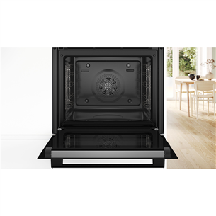 Bosch, 71 L, pirolitinis valymas, juoda - Įmontuojama orkaitė