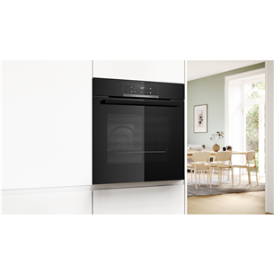 Bosch, 71 L, pirolitinis valymas, juoda - Įmontuojama orkaitė