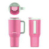 Kambukka Rio Tumbler, 950 ml, Bubblegum Mint, rožinė - Termo gertuvė