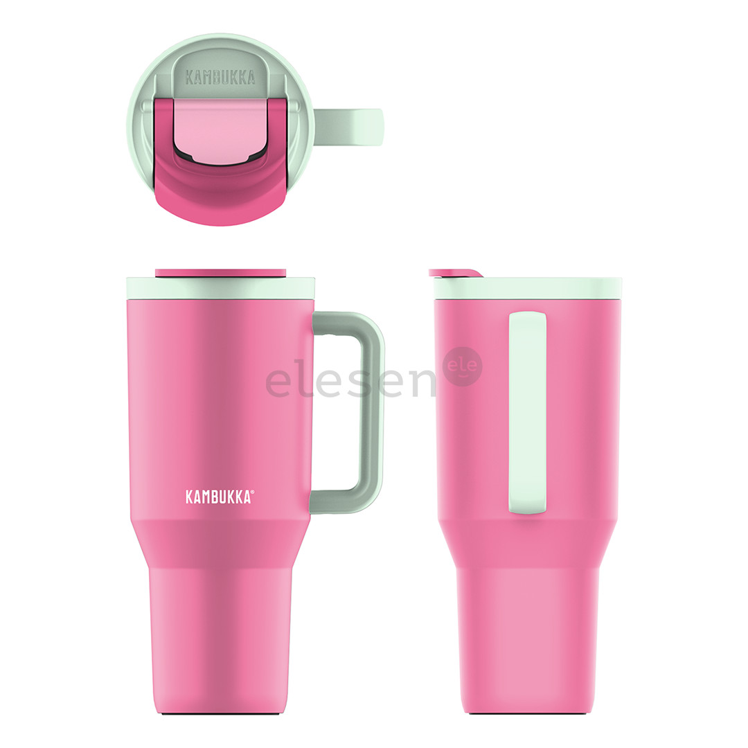 Kambukka Rio Tumbler, 950 ml, Bubblegum Mint, pink - Thermo mug