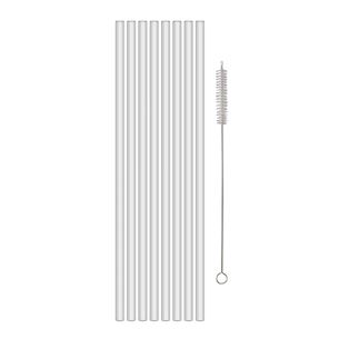 Koziol CHEERS STRAWS, 270 mm, 8 vnt, 4009535, skaidrūs - Šiaudeliai gėrimams su šepetėliu PR000126754