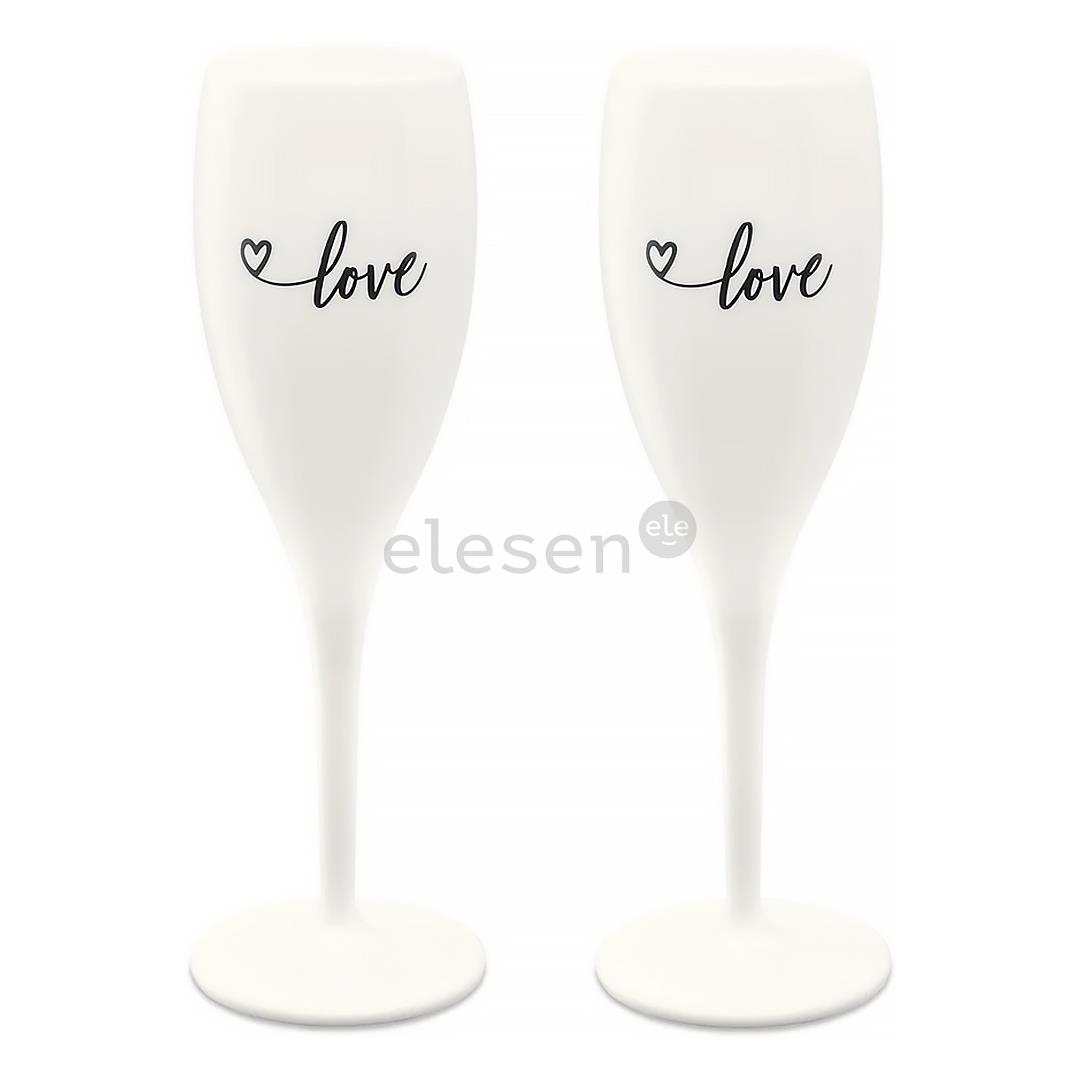 Koziol, Cheers No.1 Love Edition, 2 шт., белый - Бокалы для шампанского