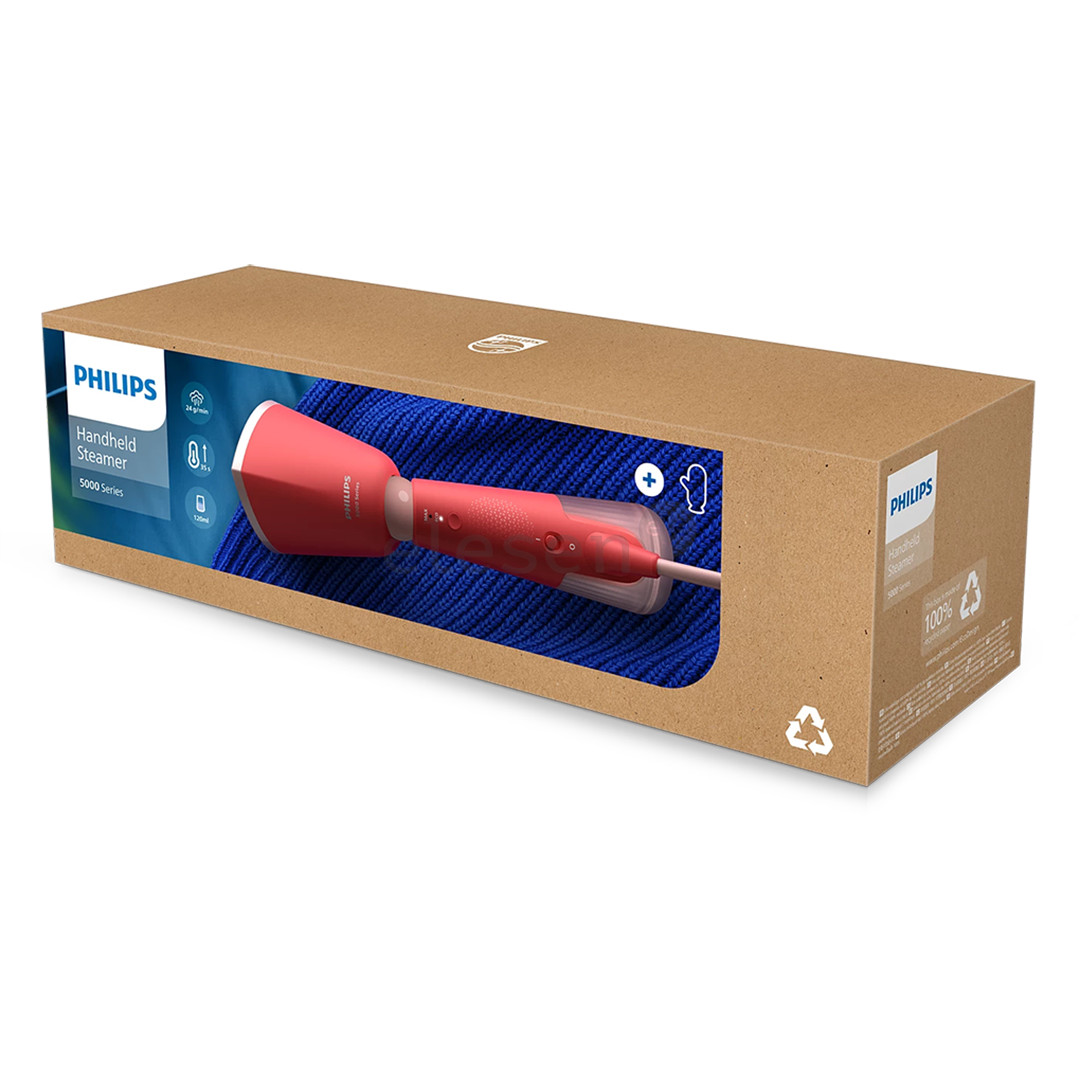 Philips 5000 Series, 1400 W, raudonas - Garinis lygintuvas