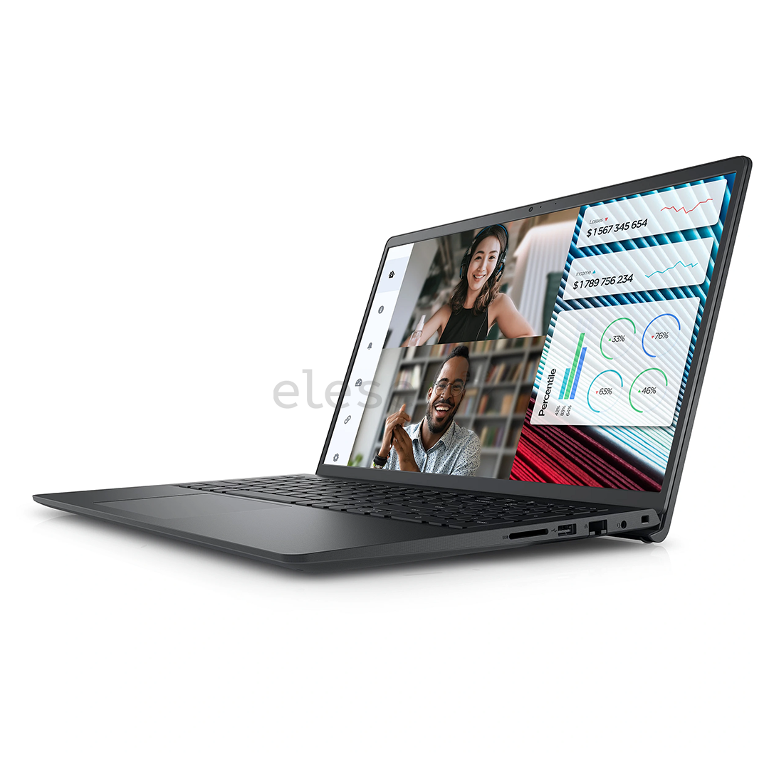 Dell Vostro 15 3530, 15,6'', WVA, 120 Hz, 8 GB, 256 GB, juodas - Nešiojamas kompiuteris