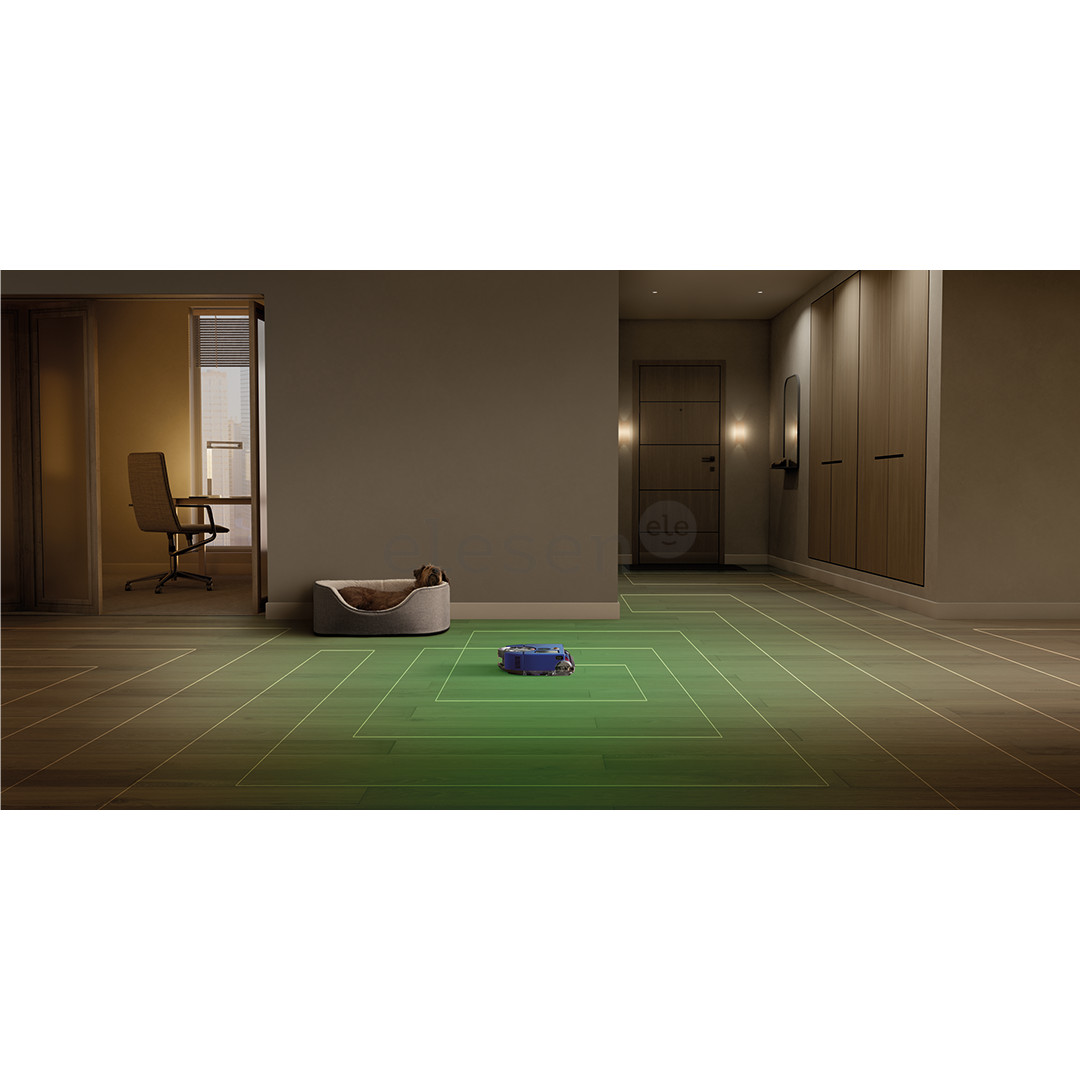 Dyson 360 Vis Nav, синий/никель - Робот-пылесос