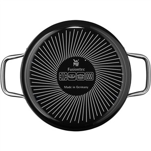 WMF Fusiontec Compact, 3 vnt., juodas - Puodų komplektas