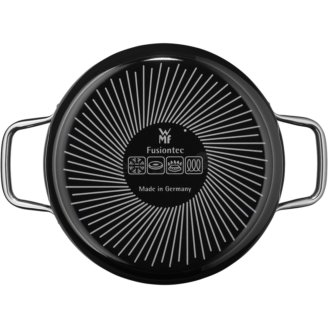WMF Fusiontec Compact, 3 vnt., juodas - Puodų komplektas