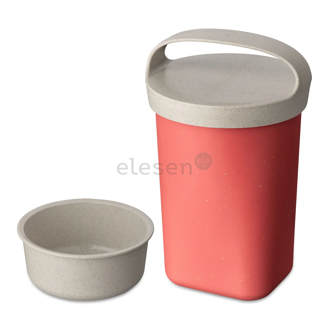 KOZIOL, Buddy, 700ml, raudonas - Užkandžių indelis