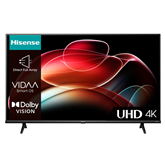 Hisense A6K, 43'', Ultra HD, LED LCD, feet stand, black - TV Item - 43A6K