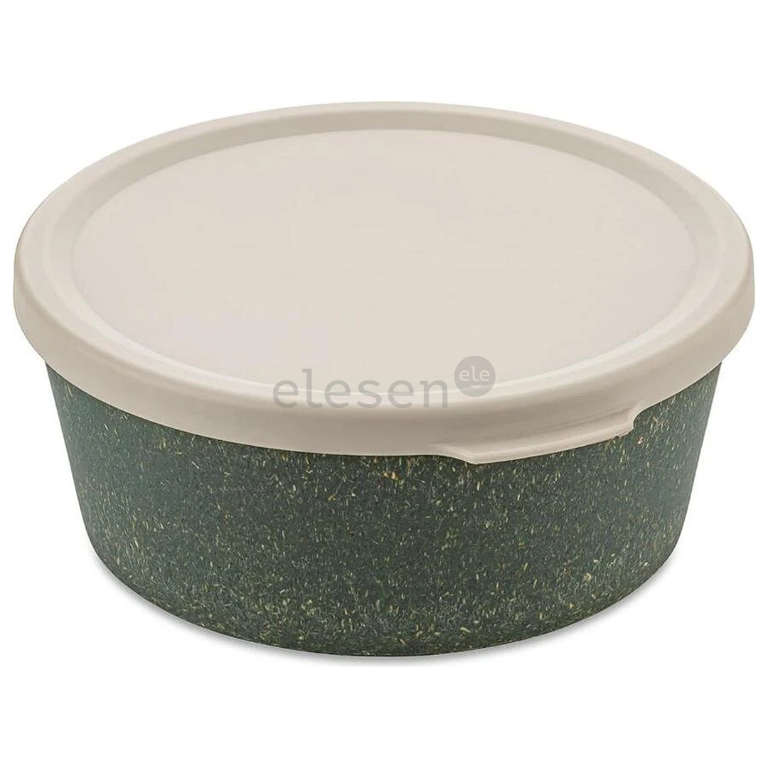 KOZIOL, Connect bowl, 890ml, pilkas - Dubuo su dangteliu