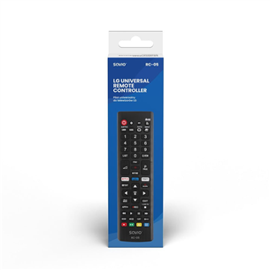 Savio RC-05, LG TV, juodas - Universalus nuotolinio valdymo pultelis