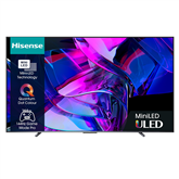 Televizorius Hisense U7KQ, 100'', Ultra HD, Mini LED, juodas Prekė-100U7KQ