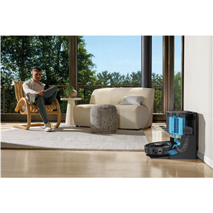 Shark PowerDetect NeverTouch Pro, Wet & Dry, juodas - Dulkių siurblys robotas