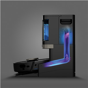 Shark PowerDetect NeverTouch Pro, Wet & Dry, juodas - Dulkių siurblys robotas