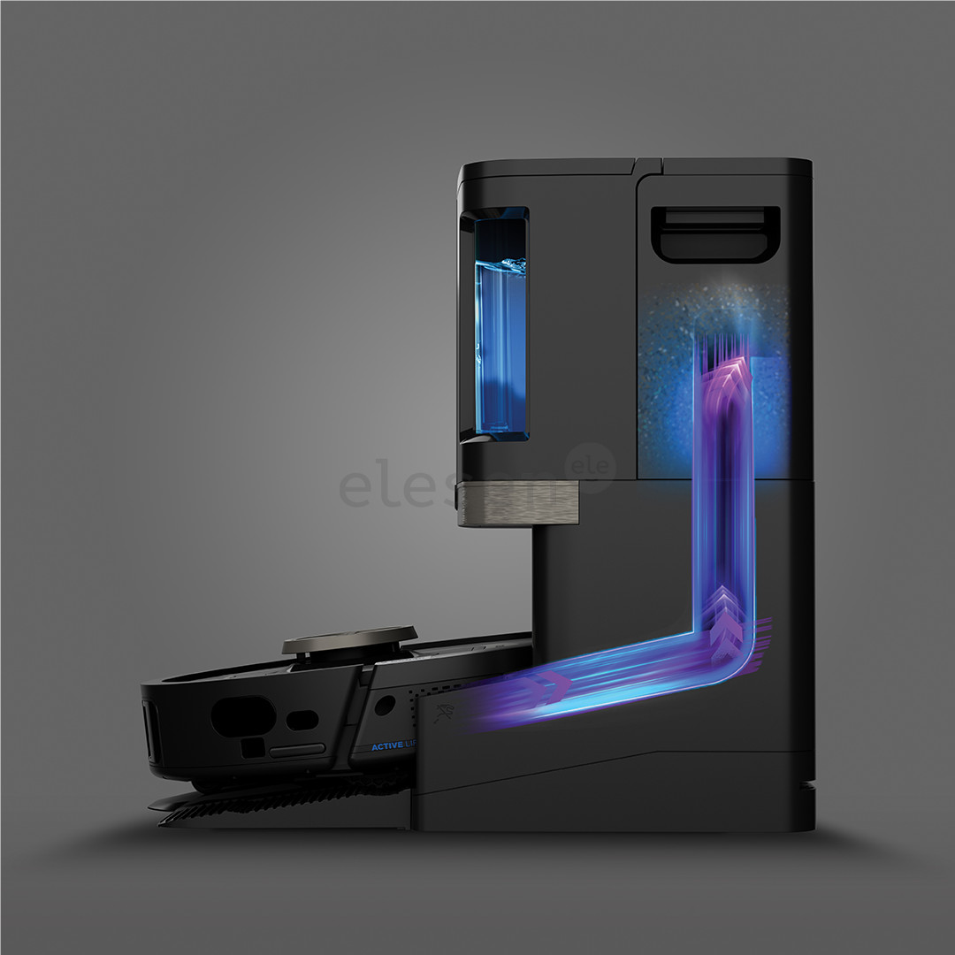 Shark PowerDetect NeverTouch Pro, Wet & Dry, juodas - Dulkių siurblys robotas