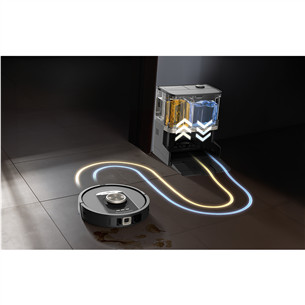 Shark PowerDetect NeverTouch Pro, Wet & Dry, juodas - Dulkių siurblys robotas