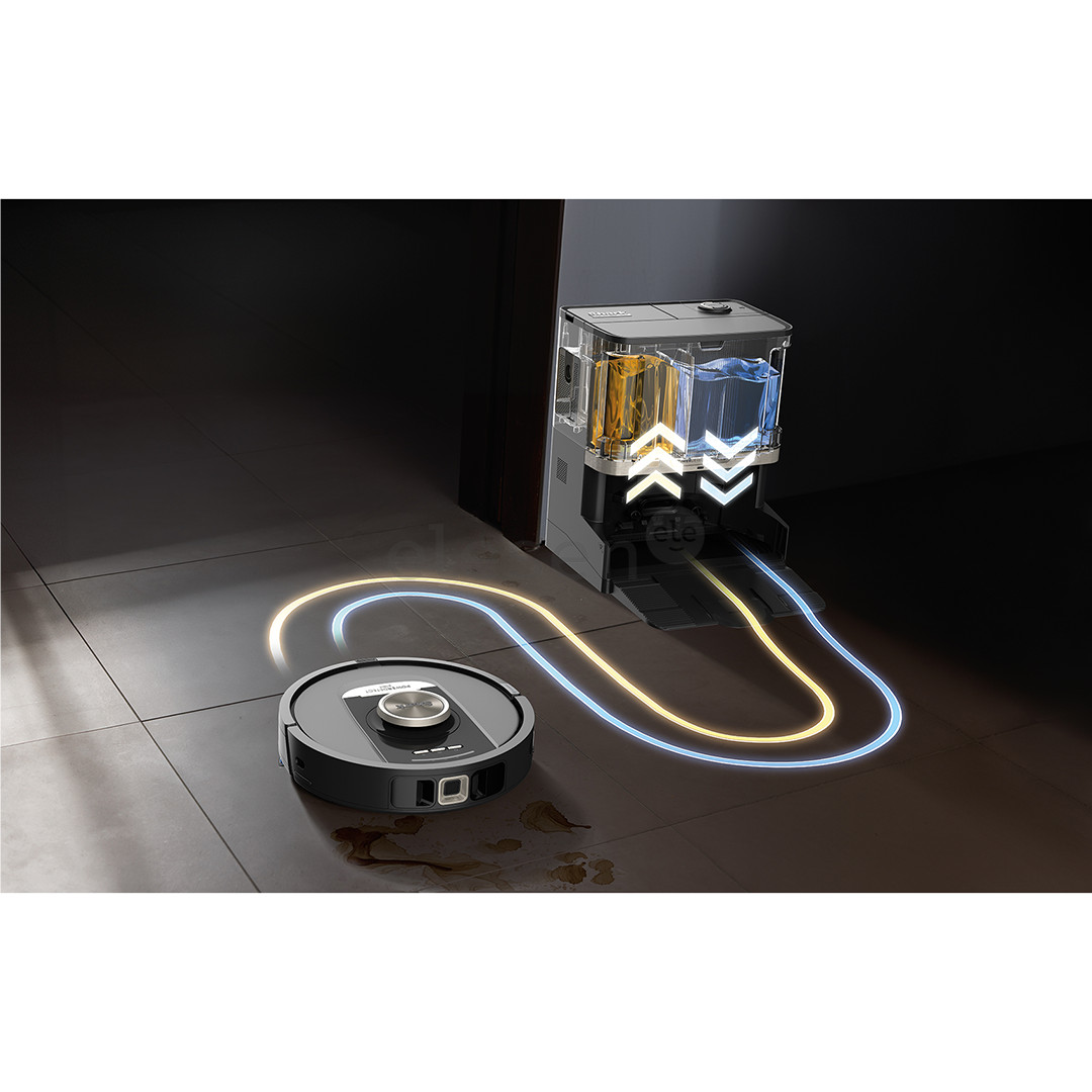 Shark PowerDetect NeverTouch Pro, Wet & Dry, juodas - Dulkių siurblys robotas