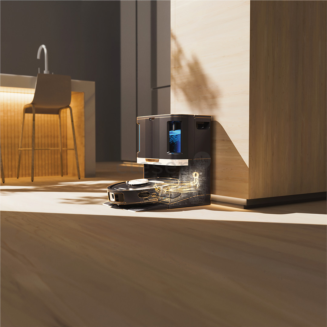 Shark PowerDetect NeverTouch Pro, Wet & Dry, juodas - Dulkių siurblys robotas