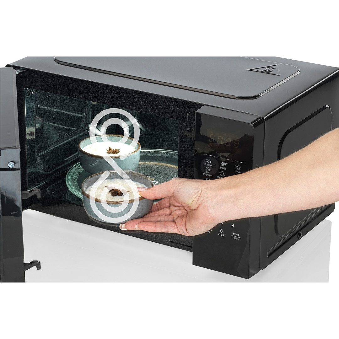 Hisense, 20 L, 700 W, juoda - Mikrobangų krosnelė