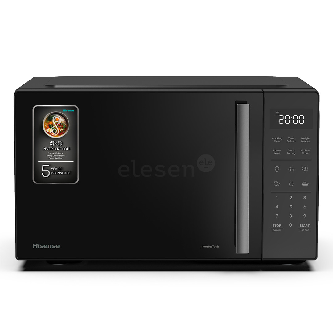 Hisense, 23 л, 900 Вт, черный - Микроволновая печь