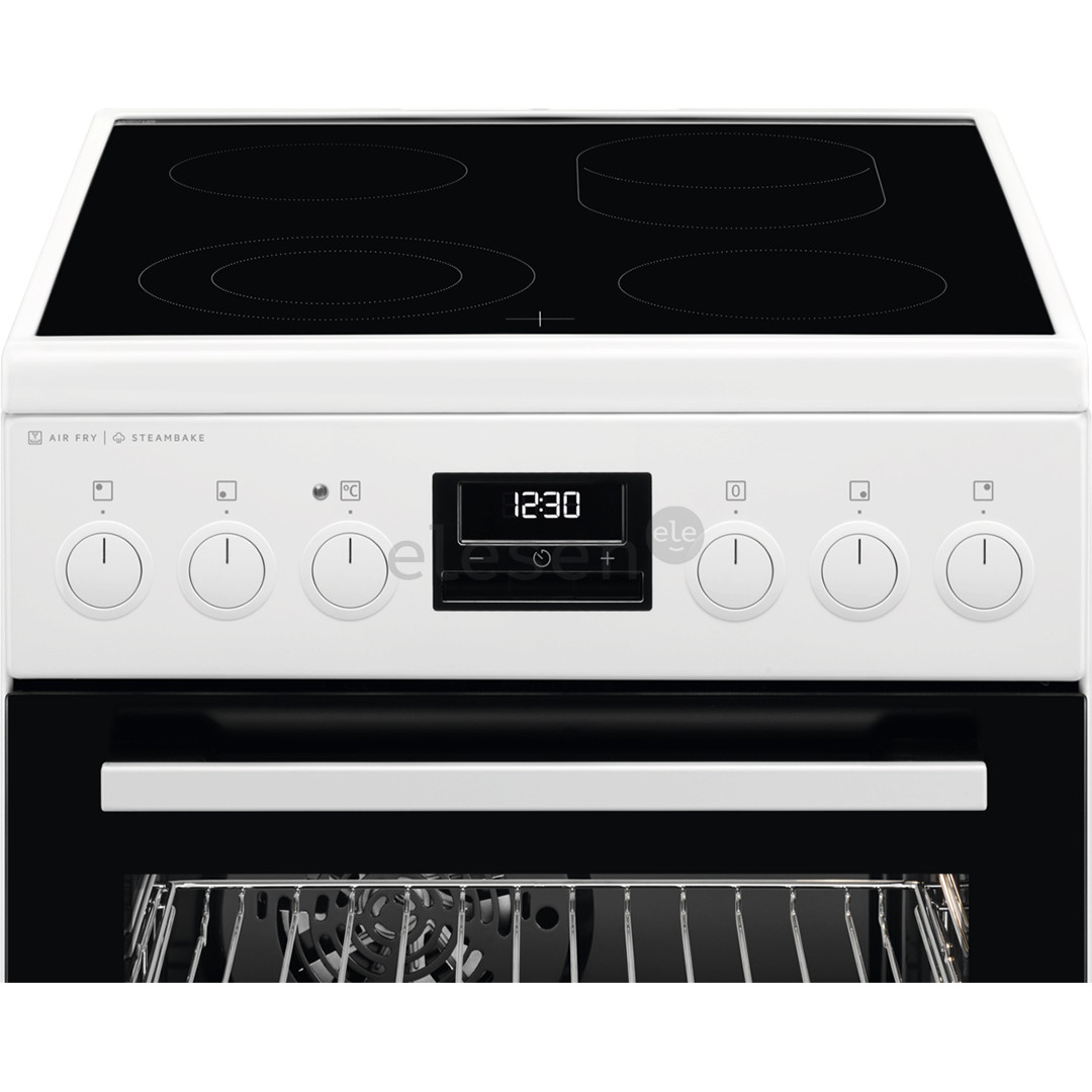 AEG 6000 SteamBake, 58 L, white - Ceramic cooker