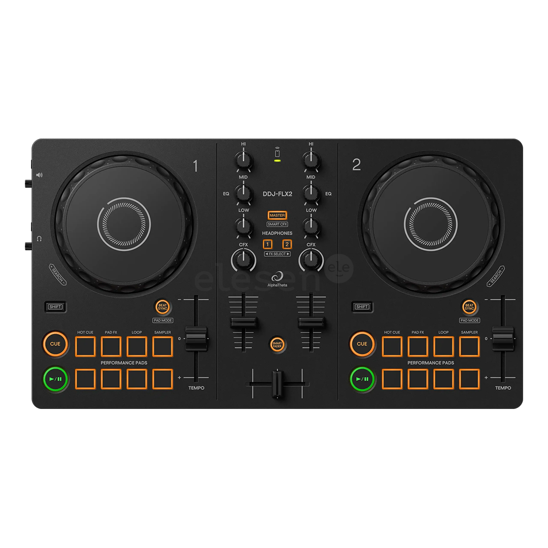 AlphaTheta DDJ-FLX2, juodas - DJ valdiklis