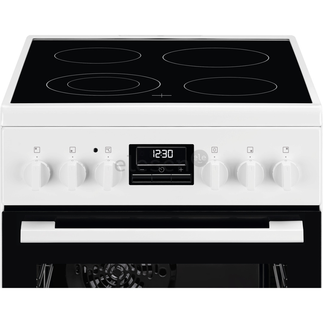Electrolux 500 SurroundCook, 57 L, 50 cm, white - Ceramic cooker