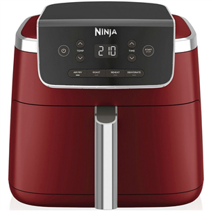 Ninja Air Fryer PRO 4.7 L, 1750 W, raudona - Karšto oro gruzdintuvė AF140EUCM