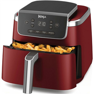 Ninja Air Fryer PRO 4.7 L, 1750 W, raudona - Karšto oro gruzdintuvė