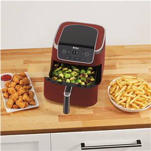Ninja Air Fryer PRO 4.7 L, 1750 W, raudona - Karšto oro gruzdintuvė