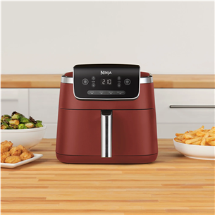 Ninja Air Fryer PRO 4.7 L, 1750 W, raudona - Karšto oro gruzdintuvė