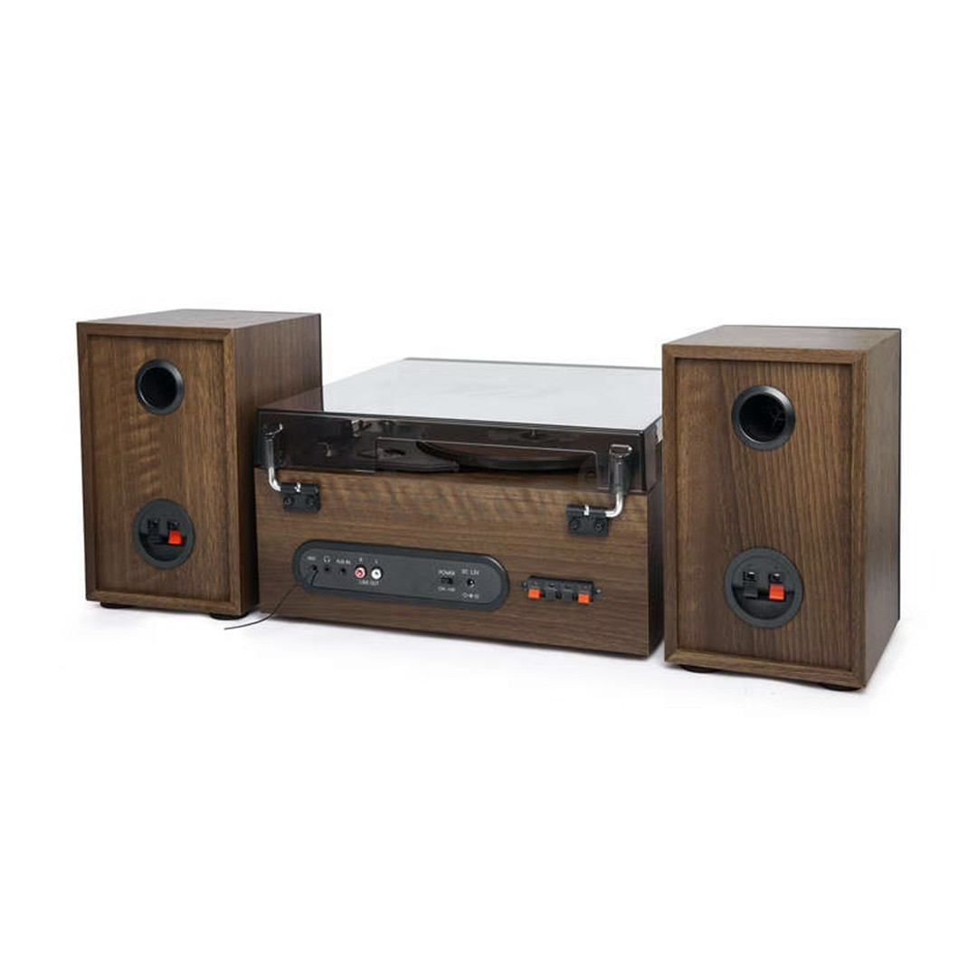 Muse MT-121, CD, USB, Bluetooth, turntable, black/brown - Music centre