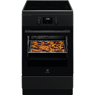 Electrolux 600 SteamBake, 58 L, juoda - Viryklė LKI564266K