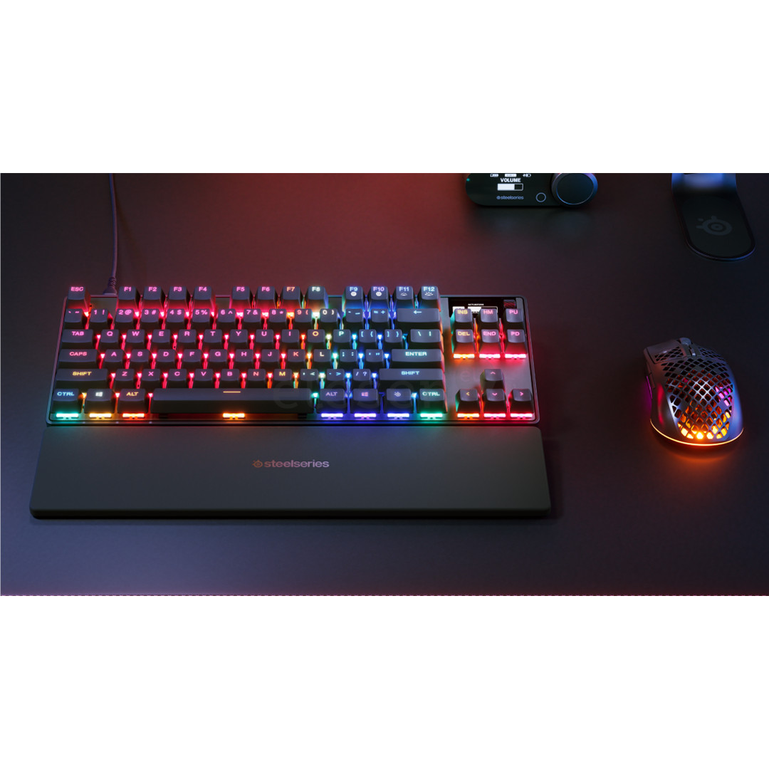 Steelseries Apex Pro TKL Gen 3, US, juoda – Klaviatūra