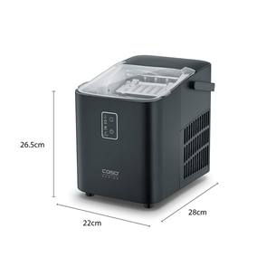 Caso IceChef Compact, 120 W, juodas - Ledukų gaminimo aparatas