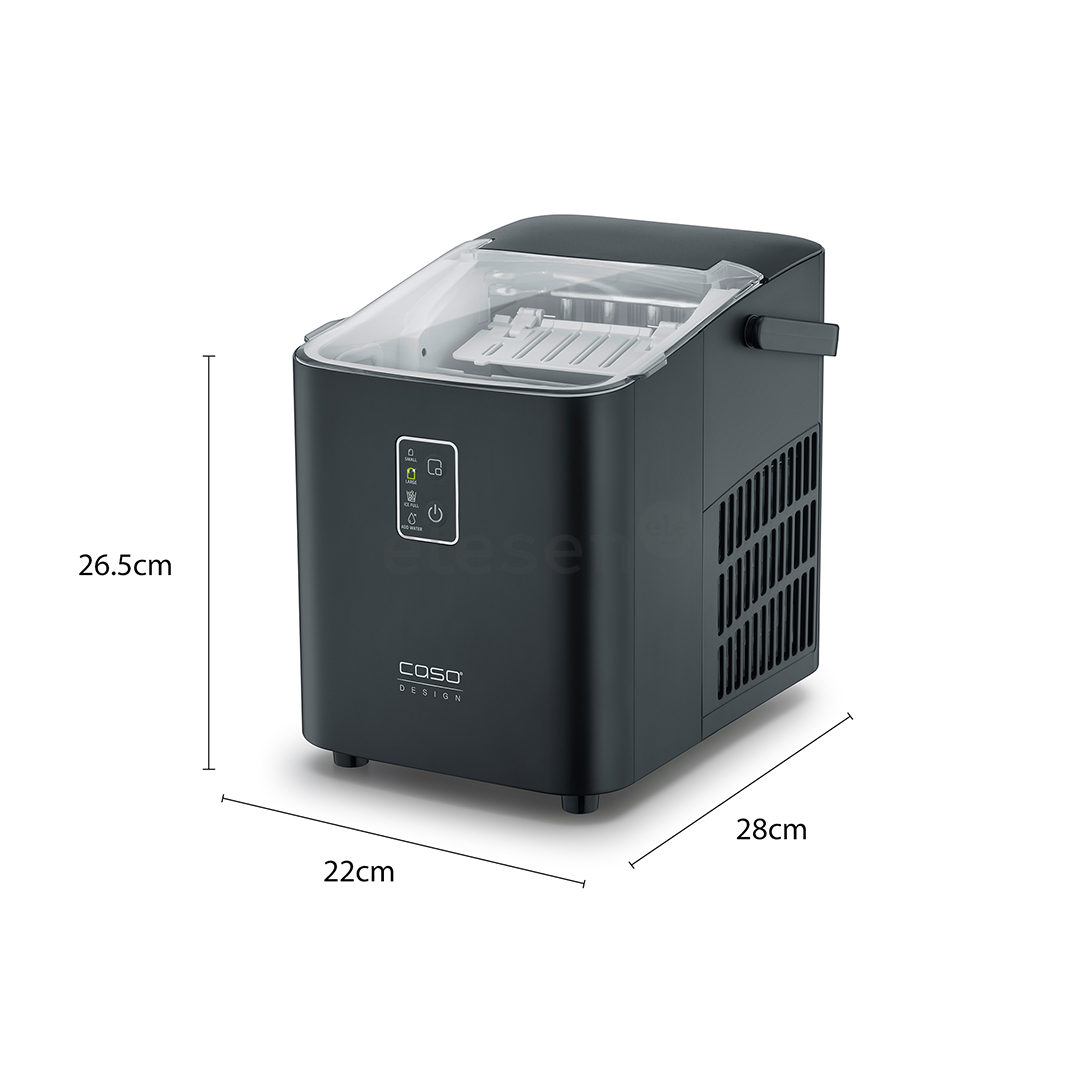 Caso IceChef Compact, 120 W, juodas - Ledukų gaminimo aparatas