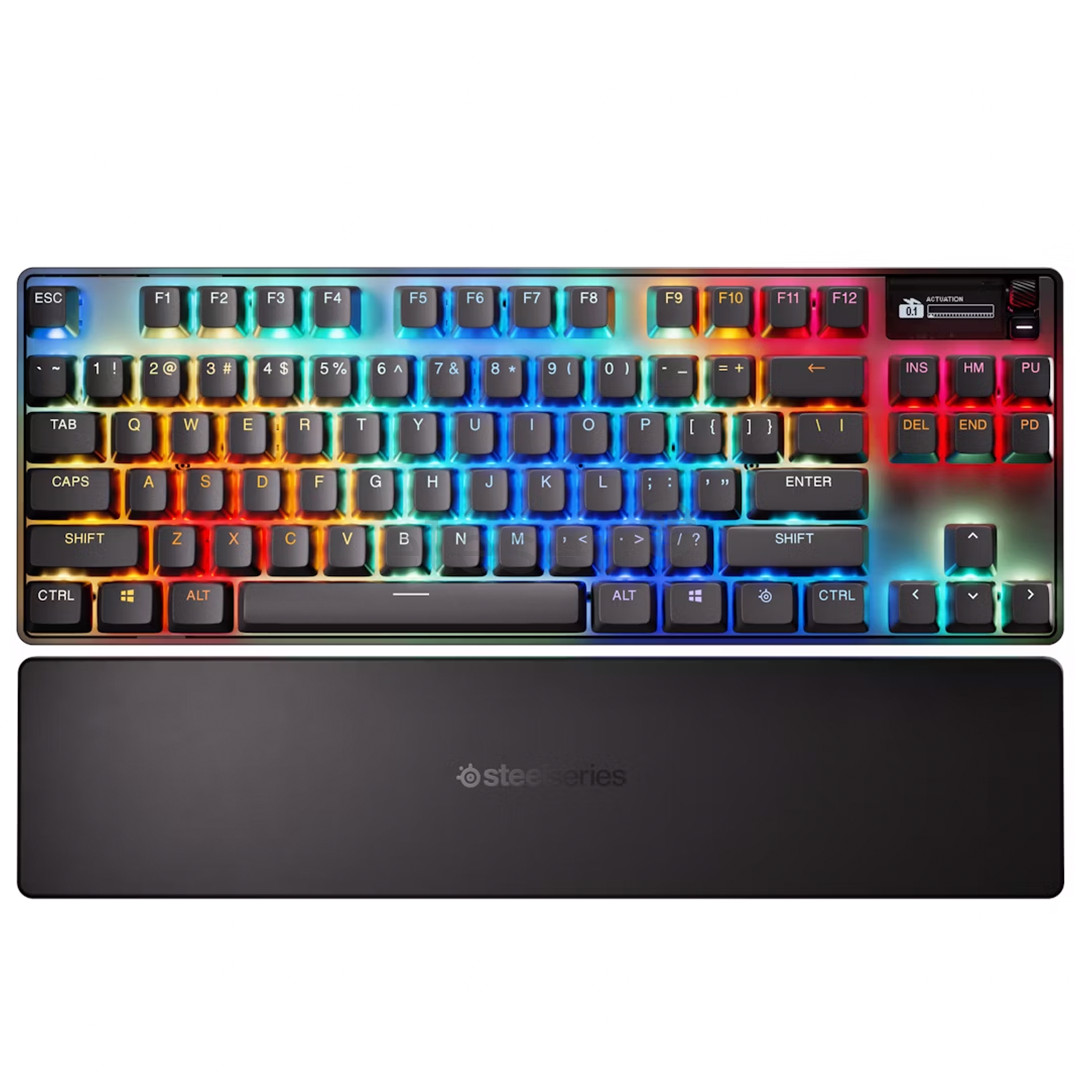 Steelseries Apex Pro TKL Wireless Gen 3, US, juoda – Belaidė klaviatūra