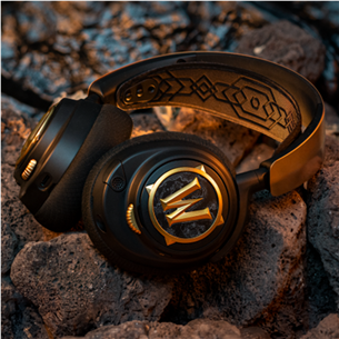 Steelseries Arctis Nova 7: World of Warcraft Edition, juodos/auksinės - Belaidės ausinės