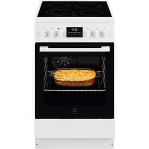 Electrolux 600 Series, 58 L, width 50 cm, balta - Viryklė LKR562066W