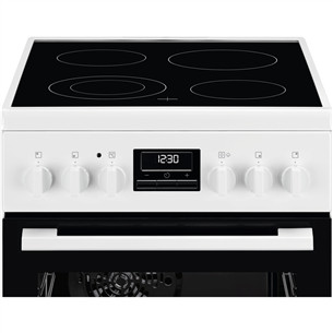 Electrolux 600 Series, 58 л, ширина 50 см, белый - Керамическая плита