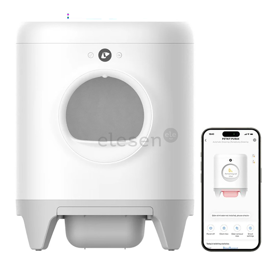 Petkit PURA X, 7 л, белый - Самоочищающийся кошачий туалет