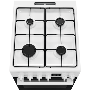 Electrolux 500 Series, 57 L, plotis 50 cm, balta - Viryklė
