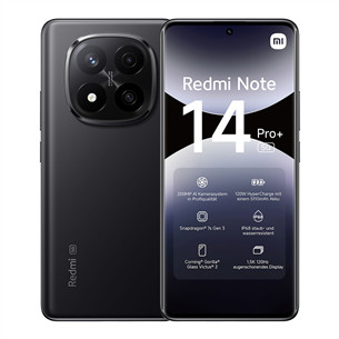 Xiaomi Redmi Note 14 Pro+ 5G, juodas – Išmanusis telefonas 60133