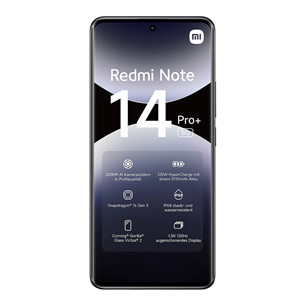 Xiaomi Redmi Note 14 Pro+ 5G, juodas – Išmanusis telefonas