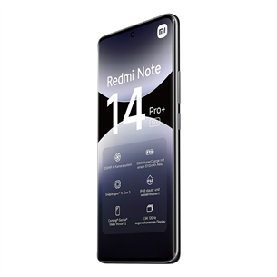 Xiaomi Redmi Note 14 Pro+ 5G, juodas – Išmanusis telefonas