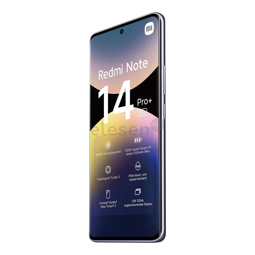 Xiaomi Redmi Note 14 Pro+ 5G, lavender purple - Smartphone